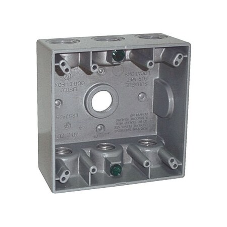 Crouse-Hinds Eaton Crouse-Hinds series weatherproof outlet box, 10PK TP7114