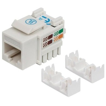 Intellinet Network Solutions CAT6 KEYSTONE JACK UTP, WHITE, PUNCH-DOWN 210591