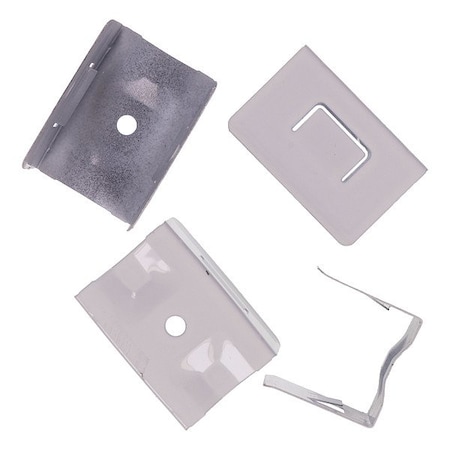 Diode Led Mounting Clips, White, PK 2 DI-LIN-3D-MTCL-2