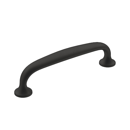 Amerock Renown 3-3/4 in 96 mm Center-to-Center Matte Black Cabinet Pull BP36794FB