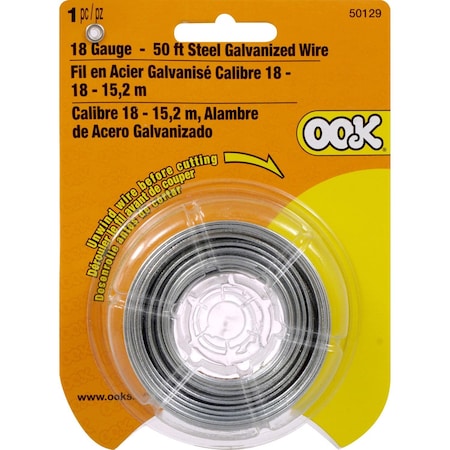 Hillman OOK 50 ft. L Galvanized Steel 18 Ga. Wire 534640