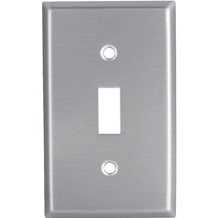Eaton Wiring Devices Number of Gangs: Single-gang Stainless steel, Stainless steel 93071-BOX1