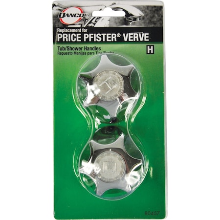 Danco Temperature Control Metal Tub & Shower Handle Kit, 2PK 80457