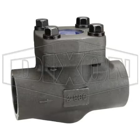 Dixon Check Valve, 2 in Nominal, FNPT End Style, Forged Steel Body FSCV200