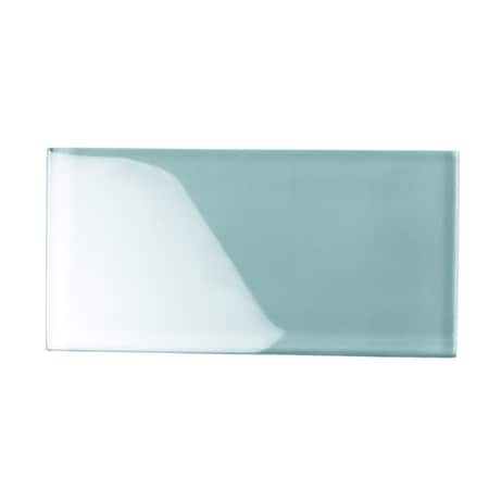 Apollo Tile Stone Blue 3 in x 6 in Glass Glossy Wall Subway 5 sqft/case, 40PK APLA88095 3X6A