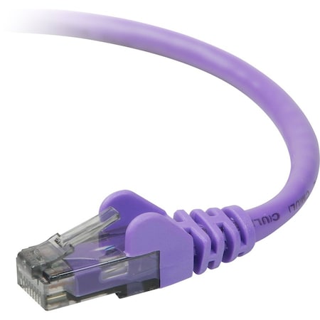 Belkin 50Ft Cat6 Snagless Patch Cable, Utp, Purple Pvc Jacket, 23Awg, 50 A3L980-50-PUR-S
