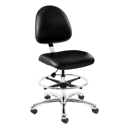 Bevco ISO 5 Mid Chair w/Casters 9350MC2-BLK-3850S/5
