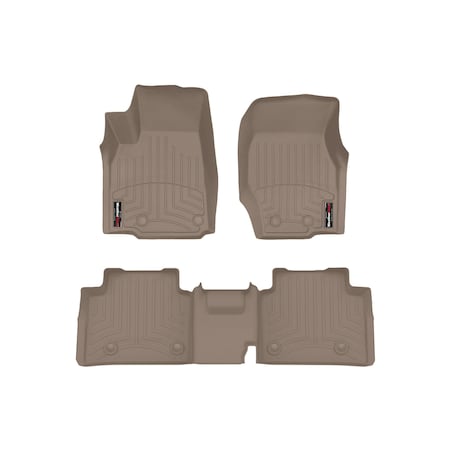 Weathertech Tan, Front and Rear Floorliners 451696-1-6