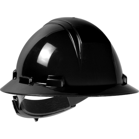 Dynamic Type II Full Brim Hard Hat w/HDPE Shell, 4-Point Textile Suspension and Wheel Ratchet Adj. 280-HP642R-11