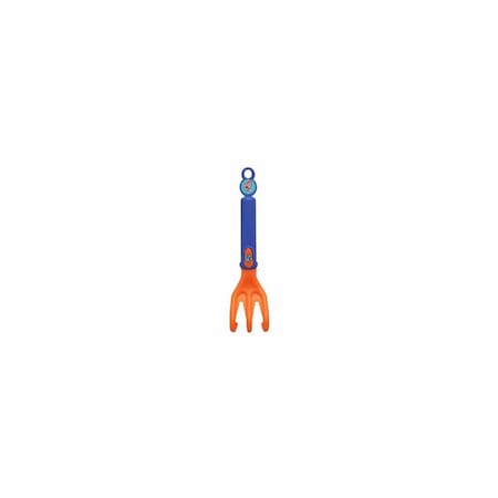 Midwest Quality Gloves Hand Cultivator Nickelodeon 3 Tine Poly 6in Poly Handle Blue PW411K