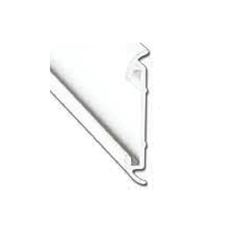 Strike3 16 ft. Mill Aluminum Flat Trim with Insert ST908948
