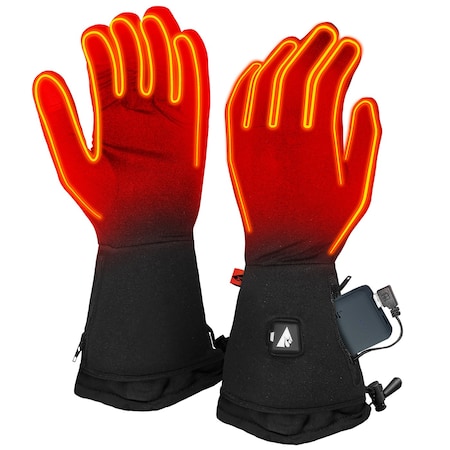 Actionheat 5V Battery Heated Glove Liners, Women's, Black, S/M 675595808388