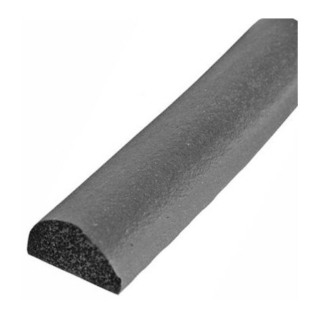 Auveco 1/2in Half Round Sponge Rubber, 50PK 4738