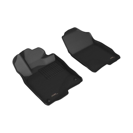 3D Maxpider Kagu 1st Row Floor Liner Set for 2022 Honda Civic, Black L1HD11911509