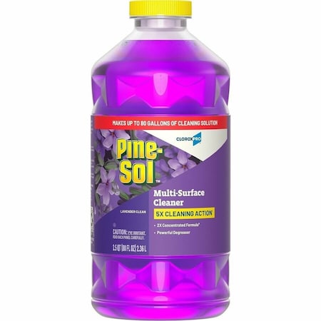 Pine-Sol All Purpose Cleaner, Bottle, 80 oz, Lavender Clean, 3 PK 60608