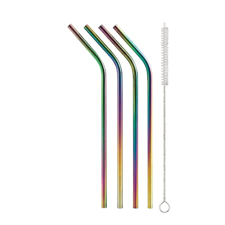 Hic Kitchen BAR RAINBOW DRINKING STRAWS 42005
