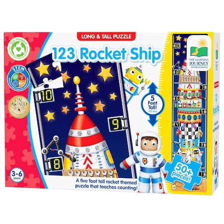The Learning Journey International Long & Tall Puzzles, 123 Rocketship 434284
