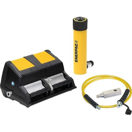 Enerpac Ram and Pump Set, Single Acting SCR1010XA