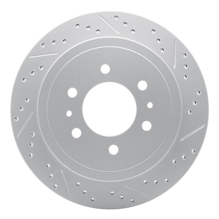 Dynamic Friction Co DFC Geoperformance Rotor - Drilled and Slotted 830-54188R