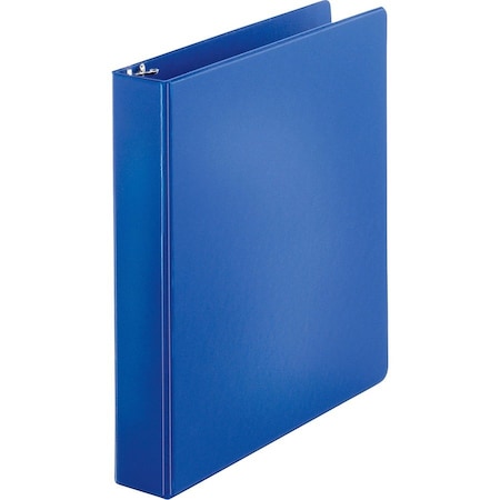 Business Source 1.5" Basic Binder, 350 Sheet Capacity, Round Ring, Blue, PK4 BSN28551BD