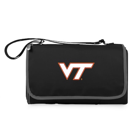 Picnic Time Family Of Brands NCAA Virginia Tech Hokies Blanket Tote Outdoor Picnic Blanket - Beach Blanket 820-00-175-604-0