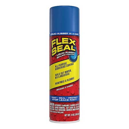 Flex Seal Rubber Coating, 14 oz, Blue, Rubber FSBLUR20