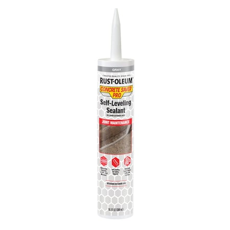 Rust-Oleum Concrete Repair Compound, Cartridge, Gray, 49 ft at 3/16 in Coverage 392530