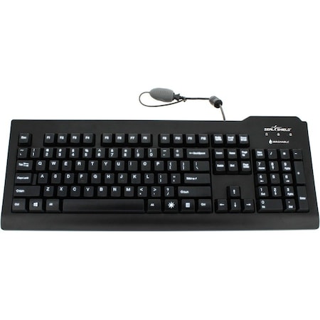 Sealshield SILVER SEAL MEDICAL GRADE KEYBOARD BACKLIT-QUICK CONNECT DISHWASHER SAFE & ANTIM SSKSV207G