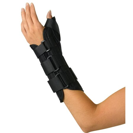 Medline Wrist and Forearm Splint with Abducted Thumb, Left Arm, Size S ORT18210LS