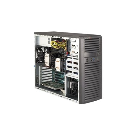 Supermicro SuperWorkstation Dual LGA1356 Xeon 500W Mid-Tower Workstation SYS-7037A-IL