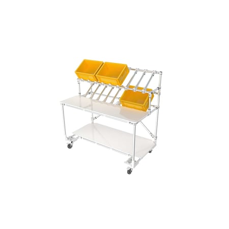 Trilogiq Mobile Assembly Station With Picking And Storage Level. 19894-01