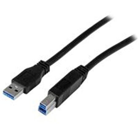 Dynamicfunction 1m Certified SuperSpeed USB 3.0 A to B Cable Male to Male, Black DY717921