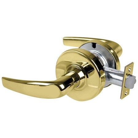 Schlage Door Lever Lockset, Steel, Non Keyed ALX10 ATH 605