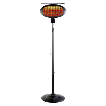 Optimus Garage-Outdoor Floor Standing Infrared Patio Heater with Remote PHP-1500DIR
