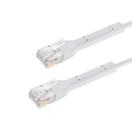 Monoprice Cat6A Ethernet Patch Cable - Bendable, UTP, 28AWG, 3ft, White 48485