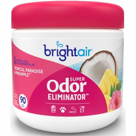Bright Air Super Odor Eliminator, Tropical Paradise & Pineapple Scented, 14 fl oz, 6PK 901076