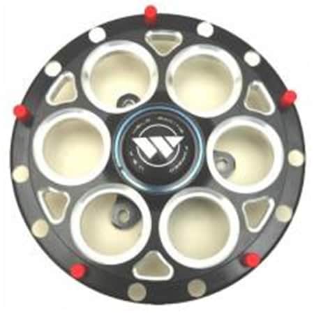 Weld Racing 0.86 in. Black Magnum Hub with Rotor Mount WELC8088B-LT