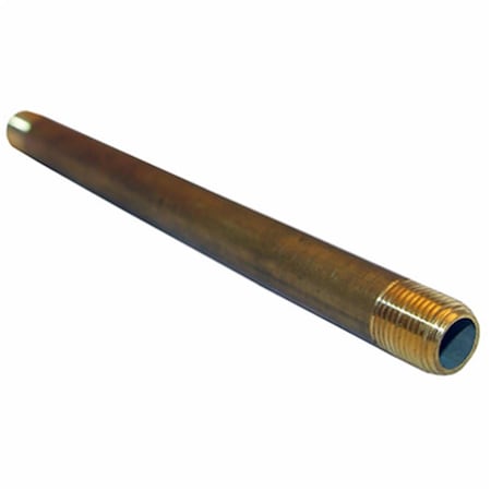 Dendesigns 0.125 Male Pipe Thread x 5 Long Brass Nipple DE584416