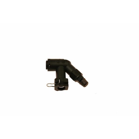 Newalthlete Fitting Elbow Connector with Bleed Screw for Wire Clip Male Plug in Fittings NE3854436