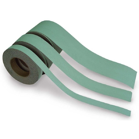 Nmc Anti Slip Regular Globrite Safety Track Tape Vinyl Proprietary Grit Size, Green/White, 6" W x 24" L GAGT39