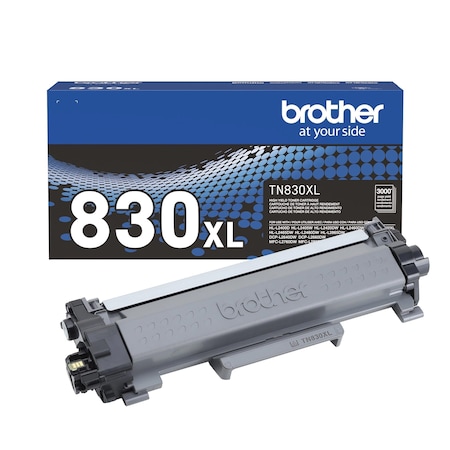 Brother High Yield Black Toner Cartridge 3,000 Yield TN830XL