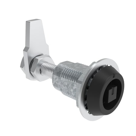 Southco Vise Action, Compression Latch, Large Size, 8 mm Square, Zinc Alloy Powder Coat, Black E3-110-35