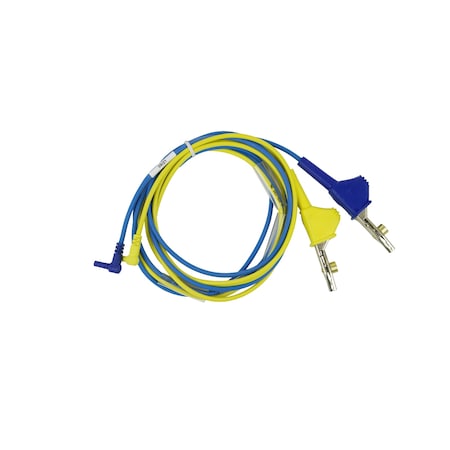 Tempo Communications Test Leads, Yellow & Blue 1155-0614