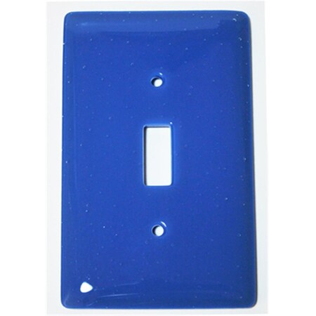 Aquila Art Glass Egyptian Blue 1 Gang Switch WP1029-1GS