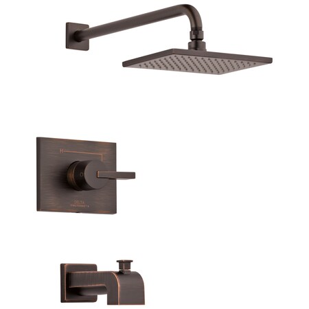 Delta Vero Monitor 14 Series Tub & Shower Trim In Venetian Bronze T14453-RB-WE