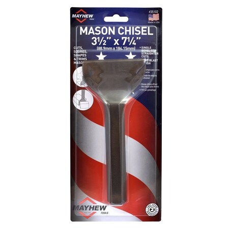Mayhew Chisels 3-1/2X7 Brick Chisels 35102