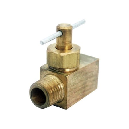 Jmf 0.125 x 0.375 in. Brass Needle Valve- pack of 5, 5PK 4506606