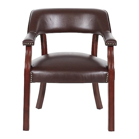 Office Star Collection: Traditional Traditional Guest Chair, Ox Blood Seat, Ox Blood Back, 24 1/2" W 24-1/2" L TV230-JT4