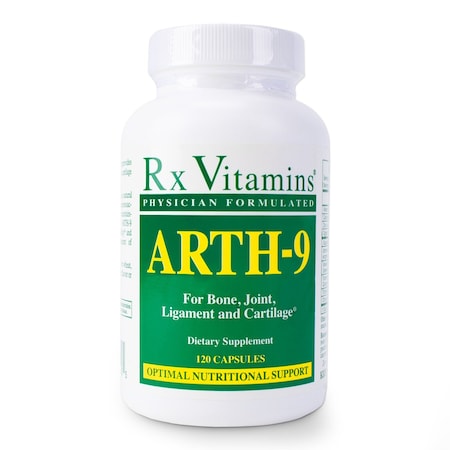 Rx Vitamins Arth-9 Capsules for Bone, Joint, Ligament, & Cartilage, 120PK 1000