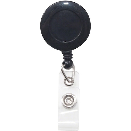 Advantus Swivel-Bck Retractable ID Card Reel, 12PK 75548